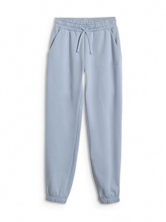 4F 4F Spodnie dresowe BASIC+ Niebieski jasny Regular Fit
