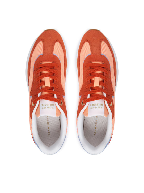 Tommy Hilfiger Tommy Hilfiger Sneakers Th Retro Runner Mix FW0FW09410 Arancione