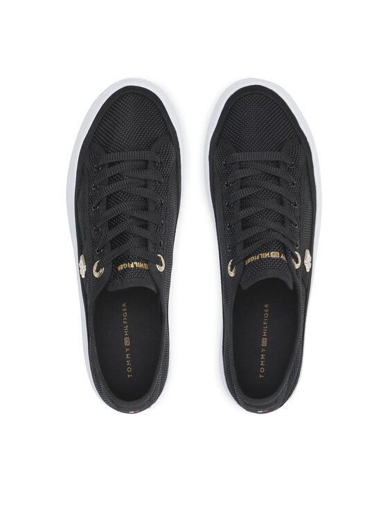Tommy Hilfiger Tommy Hilfiger Αθλητικά Mesh Vulc Sneaker FW0FW05793 Μαύρο