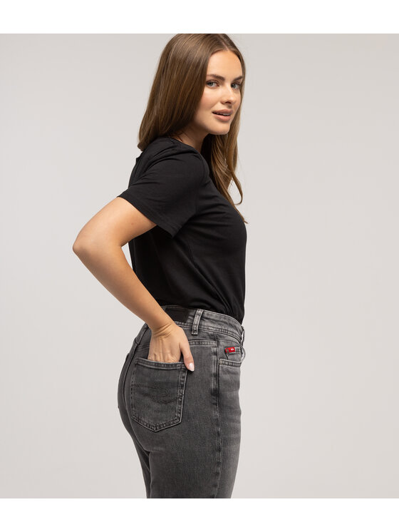 Lee Cooper Lee Cooper Jeansy MATEA 9840 Szary Mom Fit