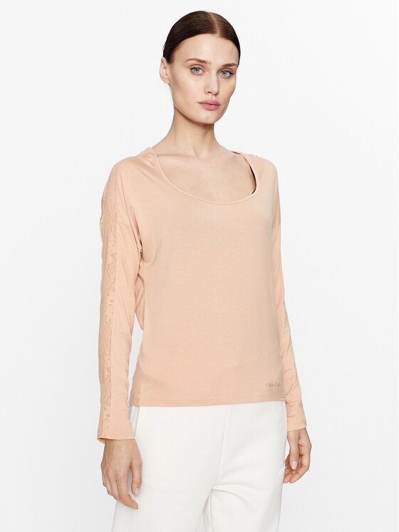 Calvin Klein Underwear Calvin Klein Underwear Maglietta del pigiama 000QS7006E Beige Regular Fit