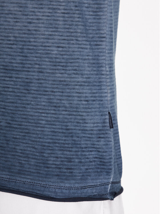 Lindbergh Lindbergh T-krekls 30-420053 Zils Regular Fit