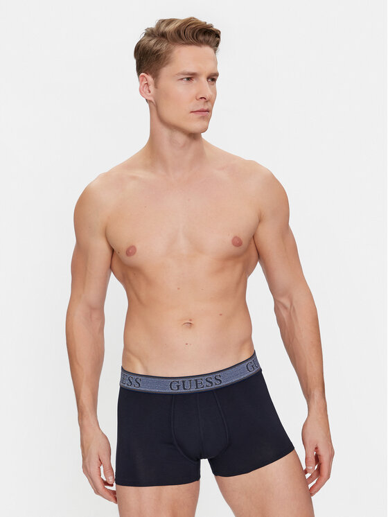 Guess Guess Set di 3 boxer Joe U4RG33 K6YW0 Blu scuro