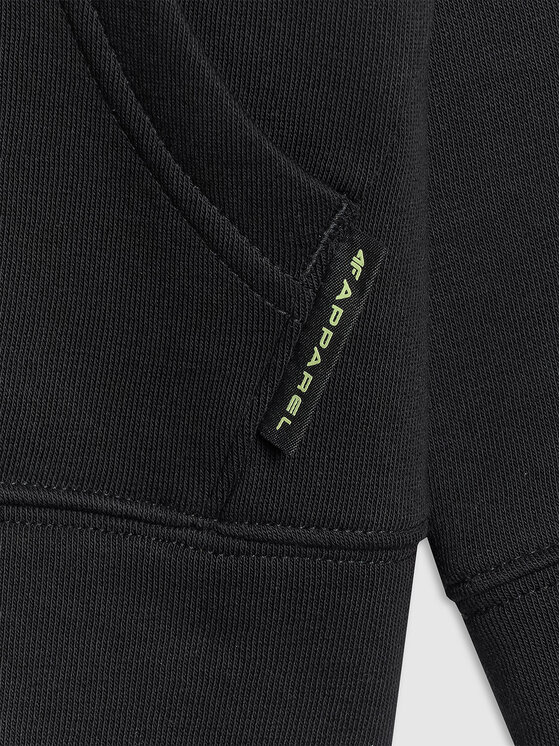 4F 4F Bluza URBAN COMMUTER Czarny Regular Fit