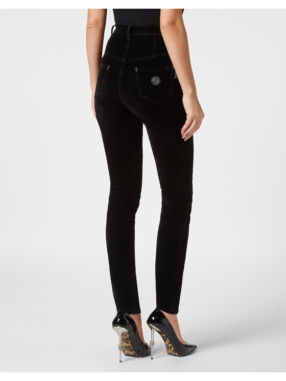 PHILIPP PLEIN PHILIPP PLEIN Jeansy 9623 Czarny Jegging Fit