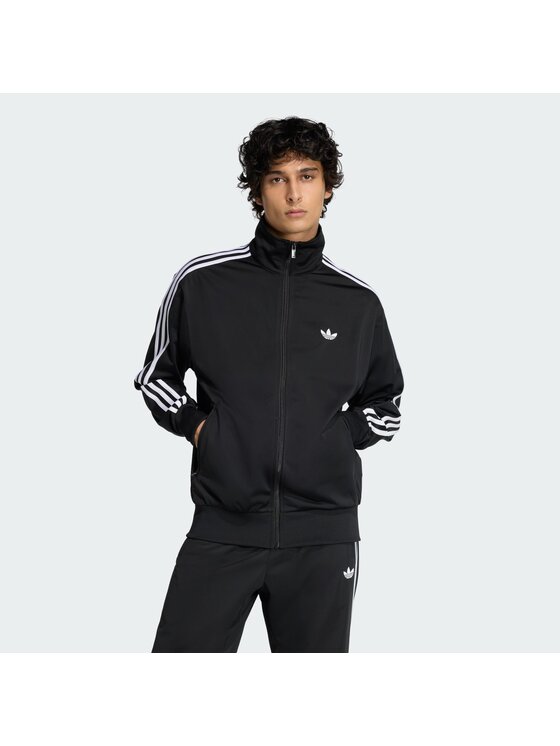 adidas adidas Felpa Firebird KD8312 Nero Loose Fit