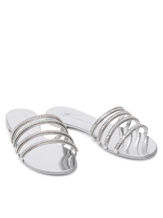 GIUSEPPE ZANOTTI GIUSEPPE ZANOTTI Şlapi E200003 Argintiu