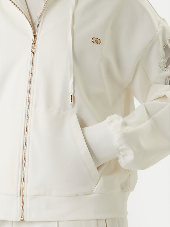 Liu Jo Sport Liu Jo Sport Džemperis TA6204 FS090 Écru Regular Fit