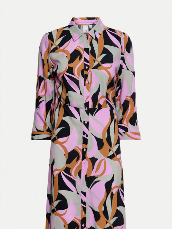 YAS YAS Haljina košulja Savanna 26022663 Ružičasta Loose Fit