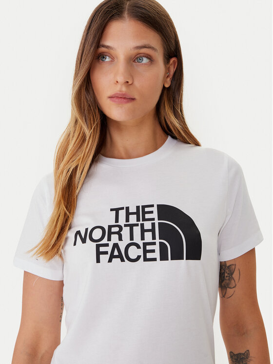 The North Face The North Face Tricou Easy NF0A8A6D Alb Regular Fit