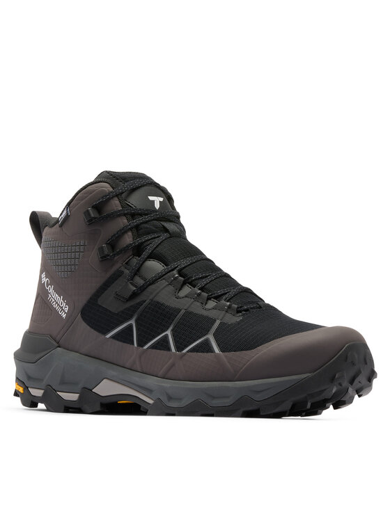 Columbia Columbia Παπούτσια πεζοπορίας Peakfreak™ Titanium™ Mid Outdry™ 2165641 Μαύρο