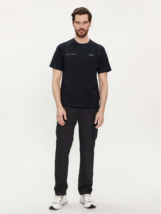 Aeronautica Militare Aeronautica Militare T-Shirt 241TS2199J628 Granatowy Regular Fit