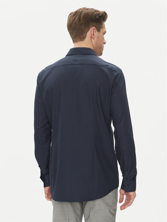HUGO HUGO Koszula Kenno 50539707 Granatowy Slim Fit