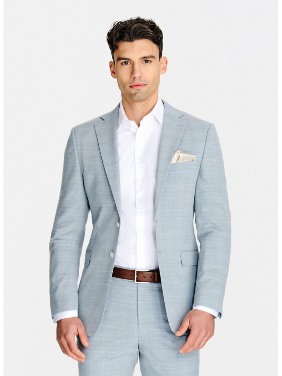 Pako Lorente Pako Lorente Marynarka P26SF-3G-041 Niebieski Slim Fit