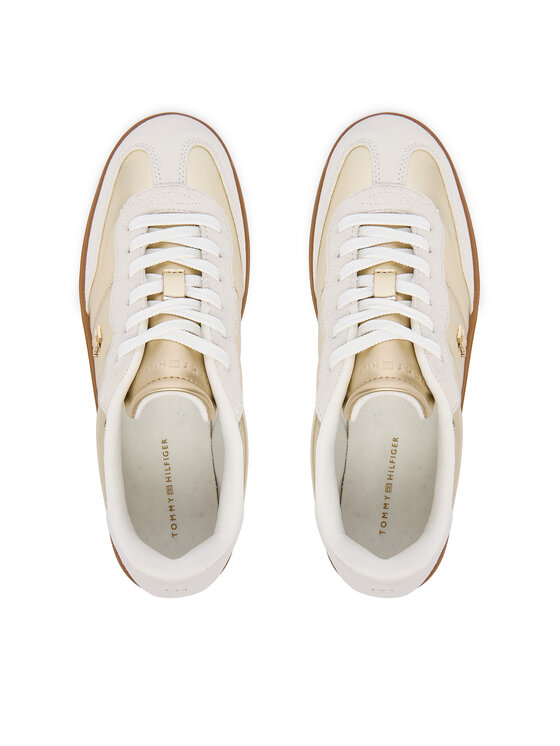 Tommy Hilfiger Tommy Hilfiger Laisvalaikio batai Mu Jackie Metallic FW0FW09026 Auksinė