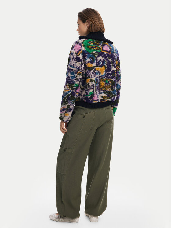 Desigual Desigual Bomber striukė Alfa 25WWEW66 Spalvota Regular Fit