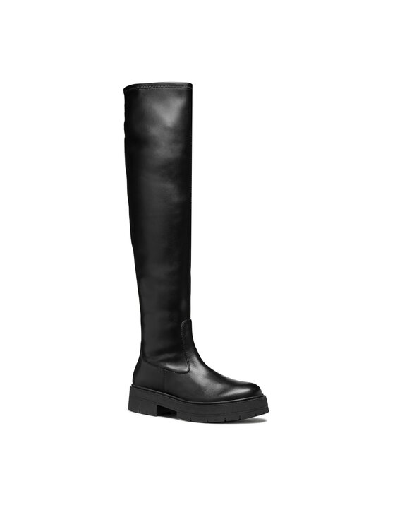 Geox Geox Μπότες πάνω από το γόνατο D Spherica Ec7 D46VDC 0BC43 C9999 Μαύρο