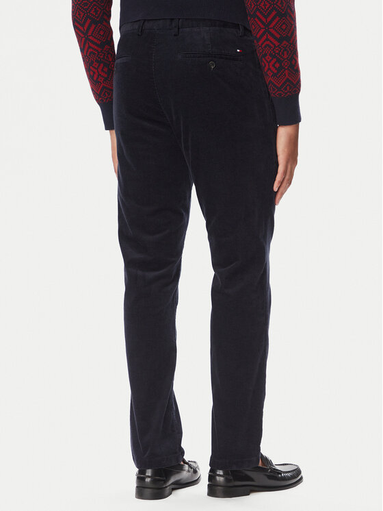 Tommy Hilfiger Tommy Hilfiger Pantaloni chino MW0MW44822 Blu scuro Regular Fit