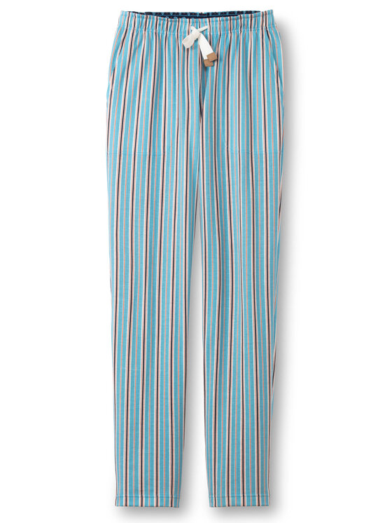 Calida Calida Spodnie materiałowe 29884 Niebieski Regular Fit