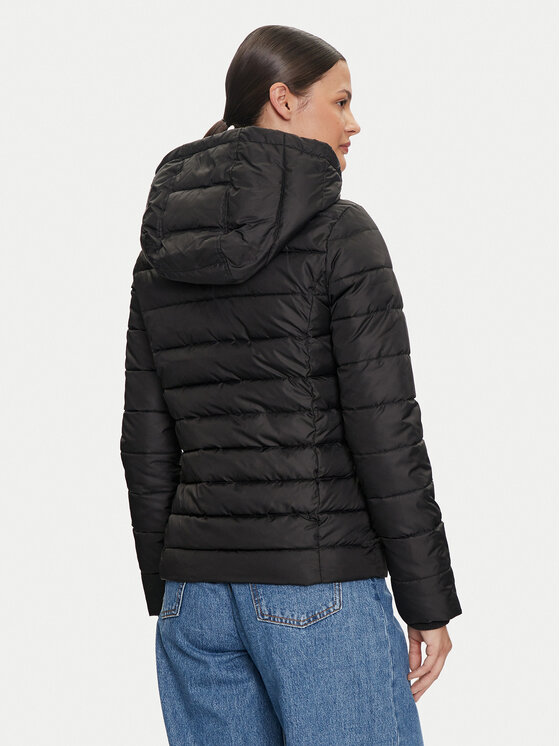 Tommy Jeans Tommy Jeans Žieminė striukė Basic DW0DW18311 Juoda Slim Fit