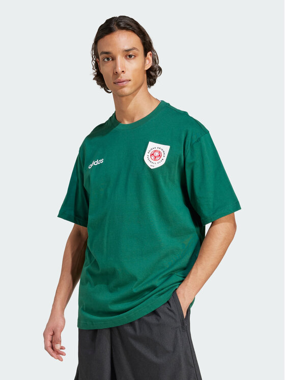 adidas adidas T-Shirt 151299 Zielony Loose Fit
