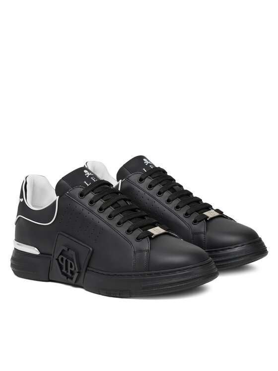 PHILIPP PLEIN PHILIPP PLEIN Sportcipők Top Hexagon PAES USC0775 PLE005N Fekete