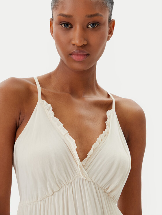 Haveone Haveone Sommerkleid AFF-N011 Écru Loose Fit