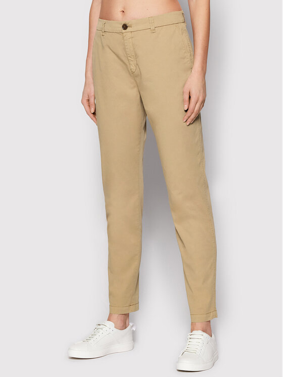 BOSS Boss Pantaloni chino C_Tachini 50446976 Beige Regular Fit