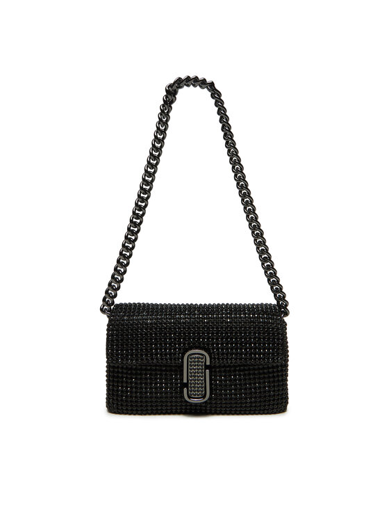 Geantă Marc Jacobs The Rhinestone J Marc Mini Shoulder Bag H912M06RE22 Negru