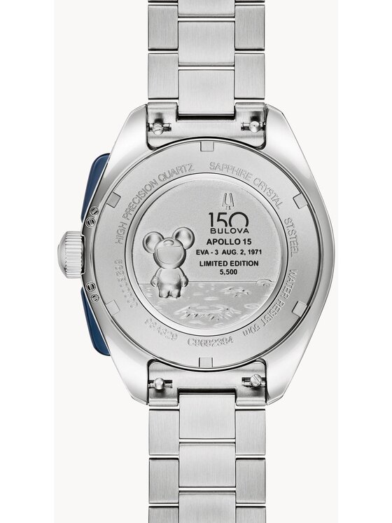 Bulova Bulova Zegarek 98A329 Srebrny