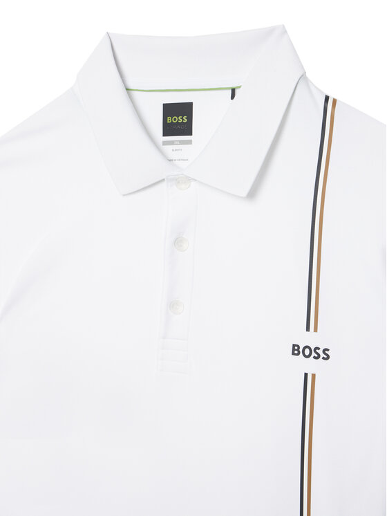 BOSS BOSS Poloshirt PL_TOC Game 3 50563363 Weiß Regular Fit