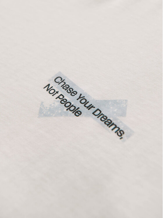 Ombre Ombre T-Shirt OM-TSPT-0258 Biały Regular Fit