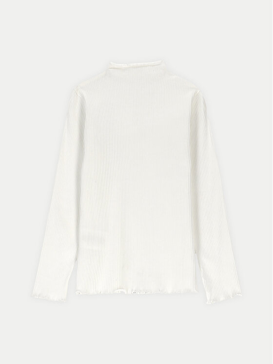 Coccodrillo Coccodrillo Rollkragenpullover ZC4143901SGJ Écru Regular Fit