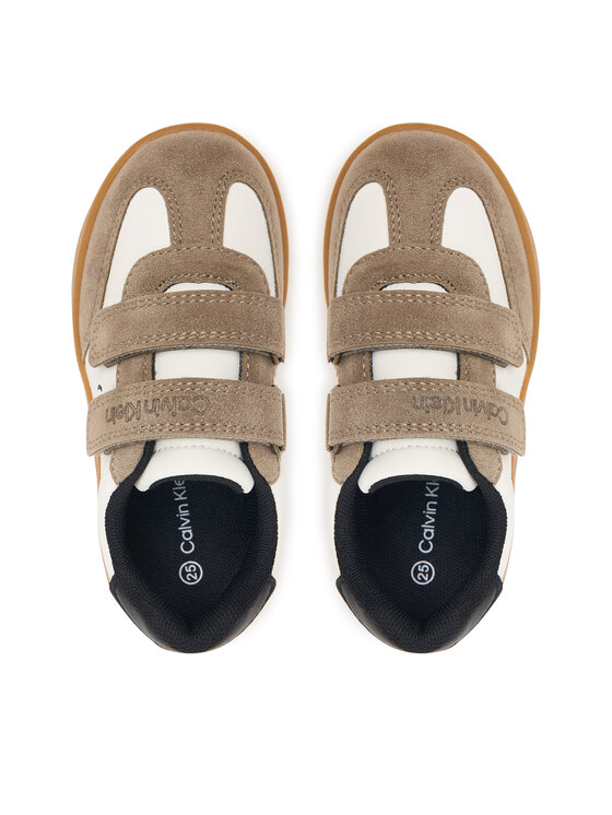 Calvin Klein Calvin Klein Laisvalaikio batai Low Cut Velcro Sneaker V1X9-83443-0318 M Smėlio