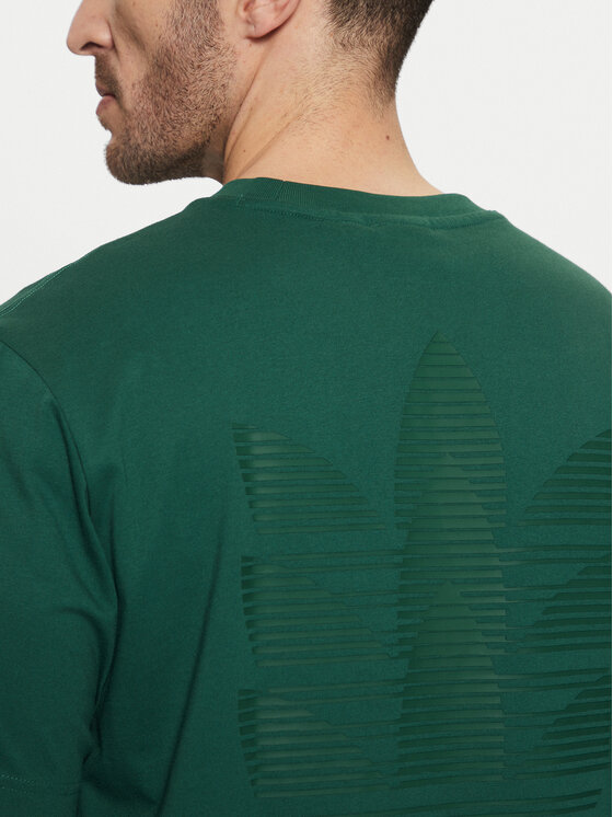 adidas adidas T-Shirt Trefoil Series JD0680 Zielony Regular Fit