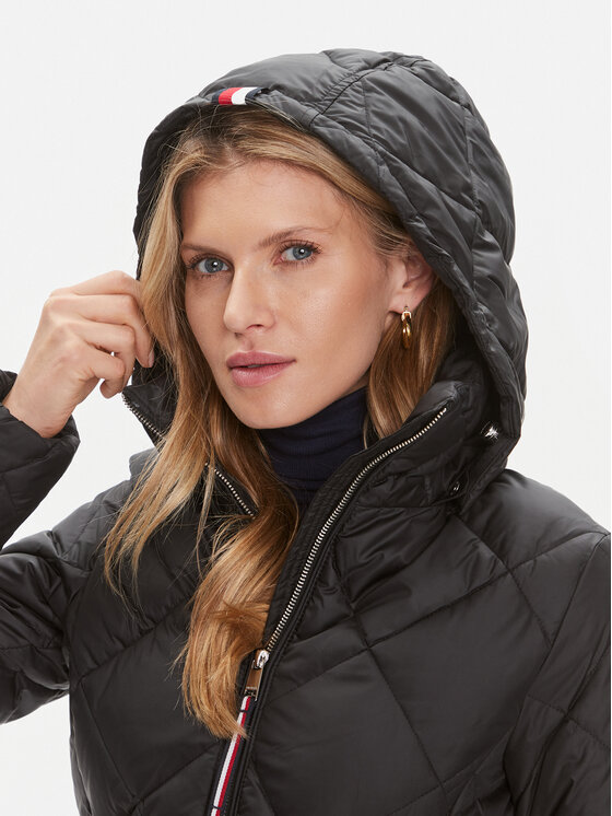 Tommy Hilfiger Tommy Hilfiger Geacă de iarnă Elevated WW0WW40326 Negru Regular Fit
