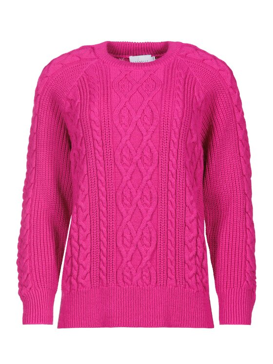 LAURELLA LAURELLA Sveter Laurella 6TU006504 Bordová Regular Fit