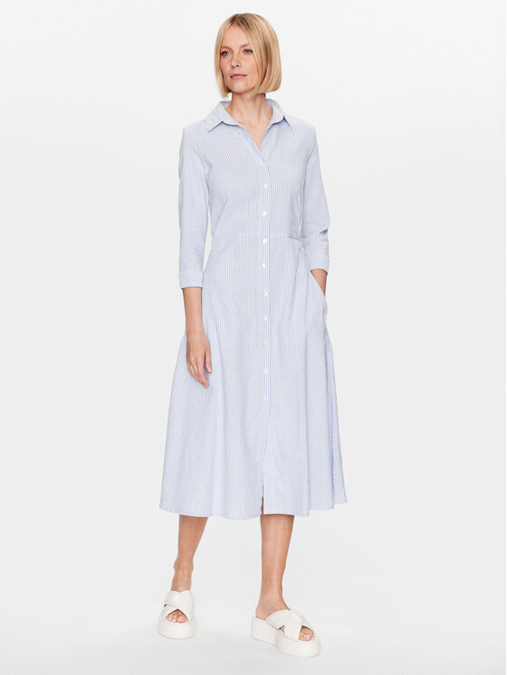 Iconique Iconique Сукня-сорочка IC23 047 Голубий Regular Fit