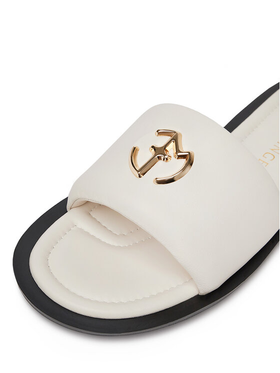 Eva Minge Eva Minge Ciabatte POPPY-LT102-13 Bianco