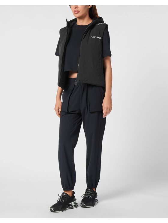 Plein Sport Plein Sport Bezrękawnik 22413 Czarny Regular Fit