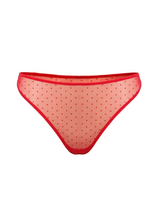 Stringi Love and Hate, Rozmiar S, Czerwone, Valentine Red