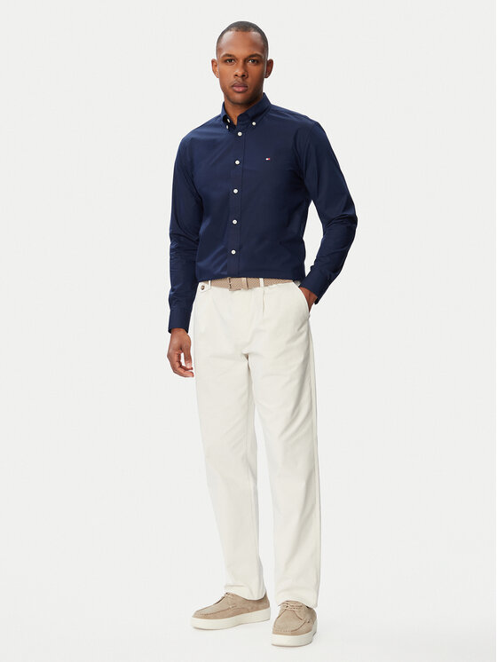 Tommy Hilfiger Tommy Hilfiger Košulja MW0MW43429 Tamnoplava Regular Fit