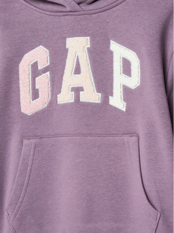 Gap Gap Bluza 633948-02 Fioletowy Regular Fit