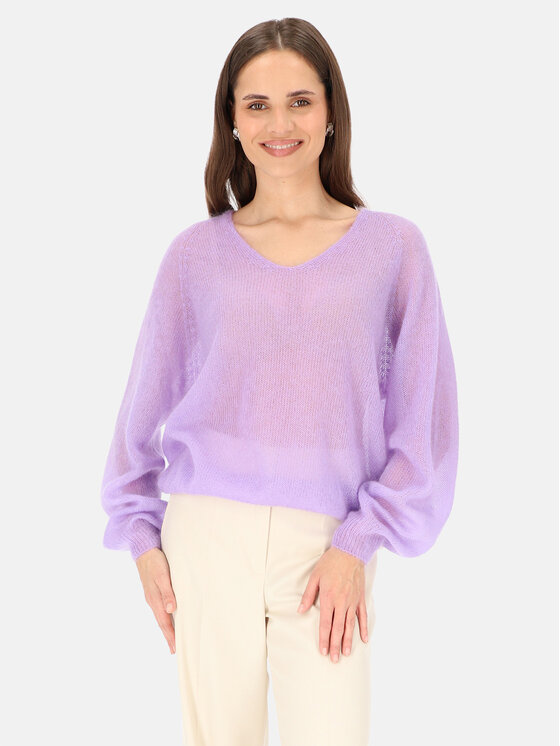 L’AF L’AF Sweter Rey Fioletowy Reglan Fit