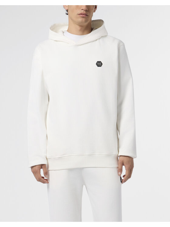 PHILIPP PLEIN PHILIPP PLEIN Mikina 29833 Bílá Regular Fit