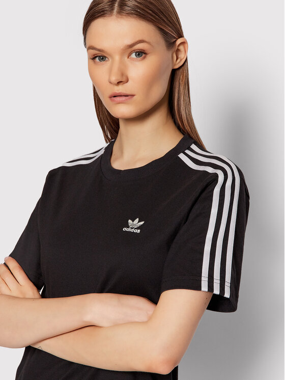 adidas adidas Тишърт HF7533 Черен Regular Fit