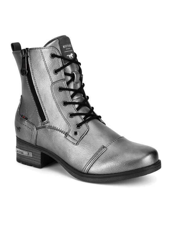 Mustang Mustang Botine 1229-513 Argintiu