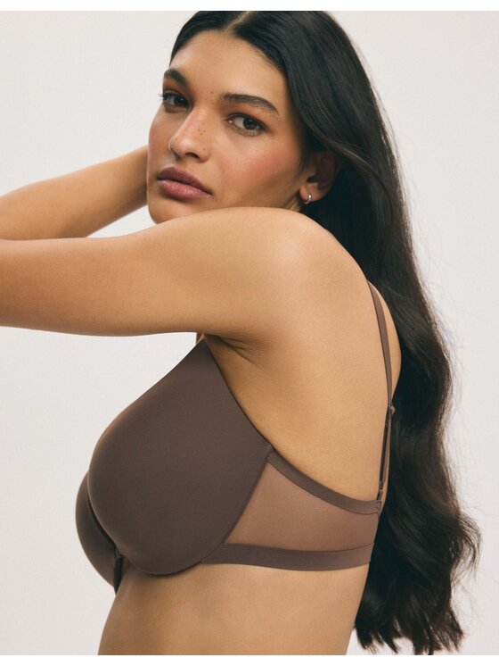 Esotiq Esotiq Biustonosz push-up 44760 Brązowy
