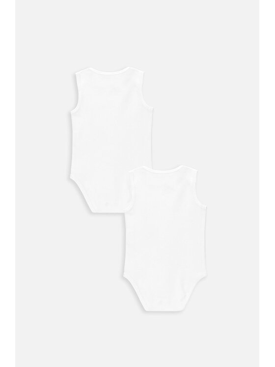 Coccodrillo Coccodrillo Body dziecięce WC4413301BAU-001 Biały Regular Fit