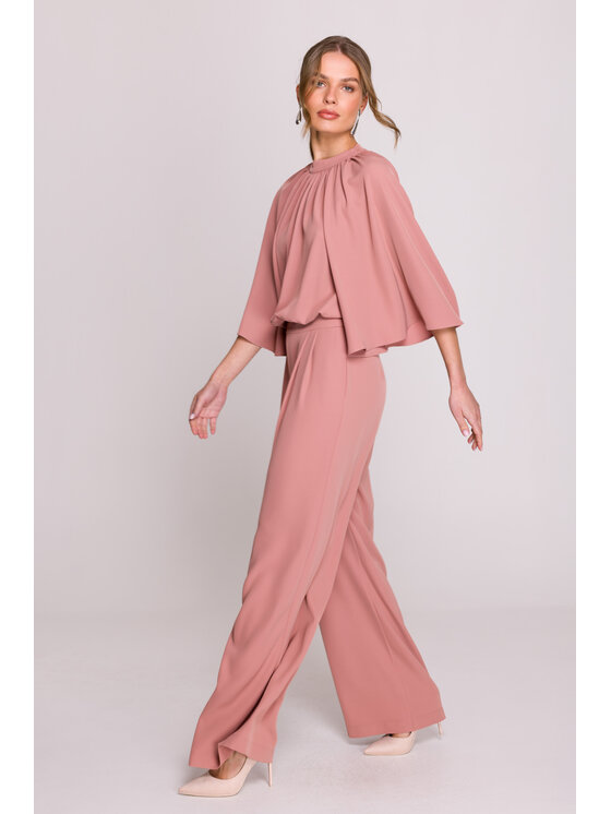 Stylove Stylove Jumpsuit S397 Rosa Sexy Straight Fit